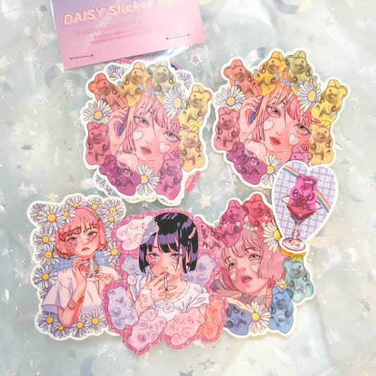 [pegacon_eyes] daisy sticker