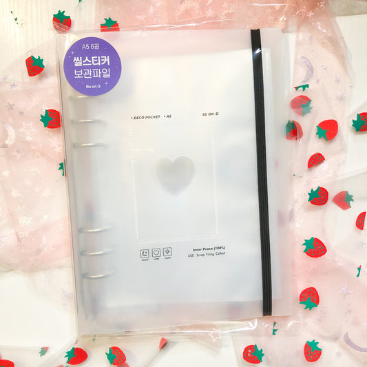 [be on d] sticker binder with pages